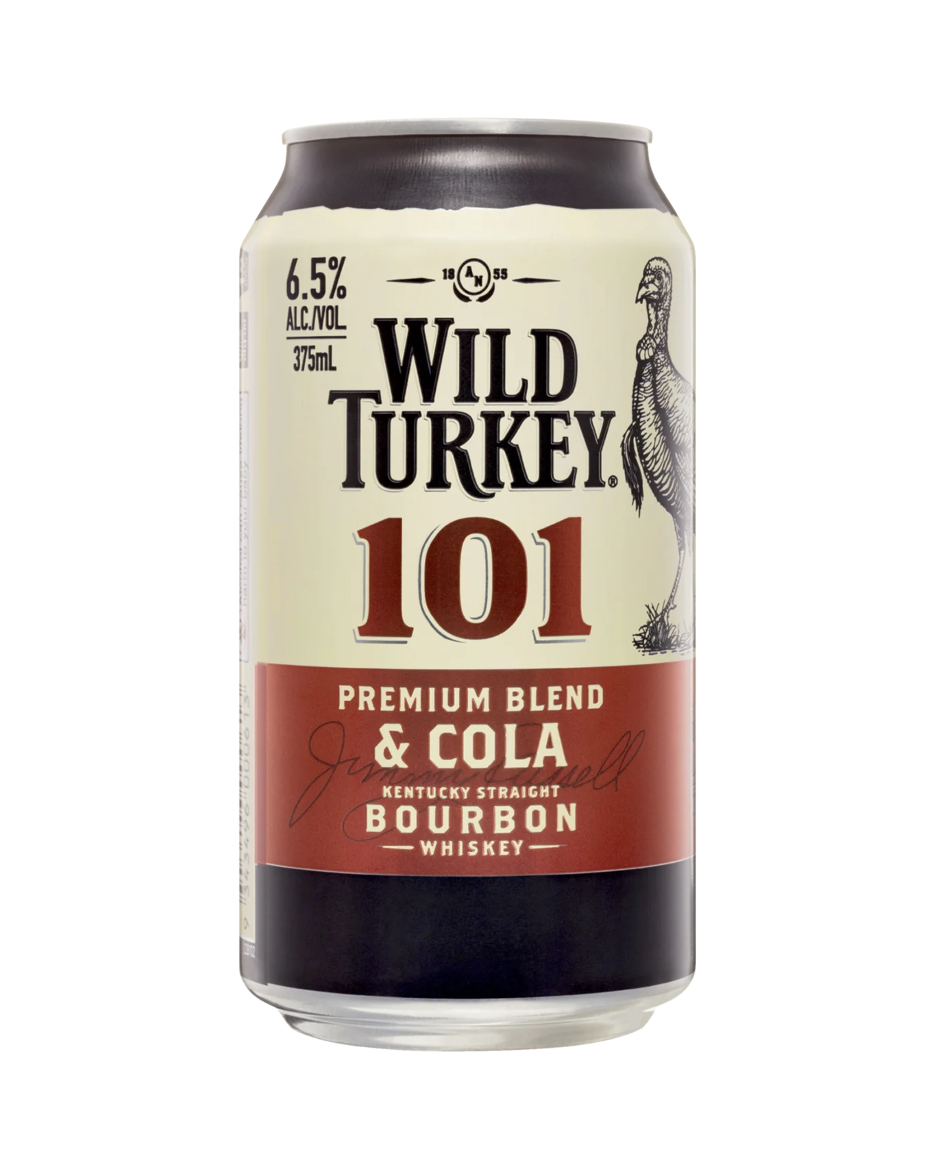 Wild Turkey 101 Bourbon and Cola Can 375mL 24 Pack