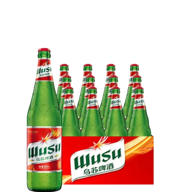 WuSu Beer Bottle 620mL 12 Pack