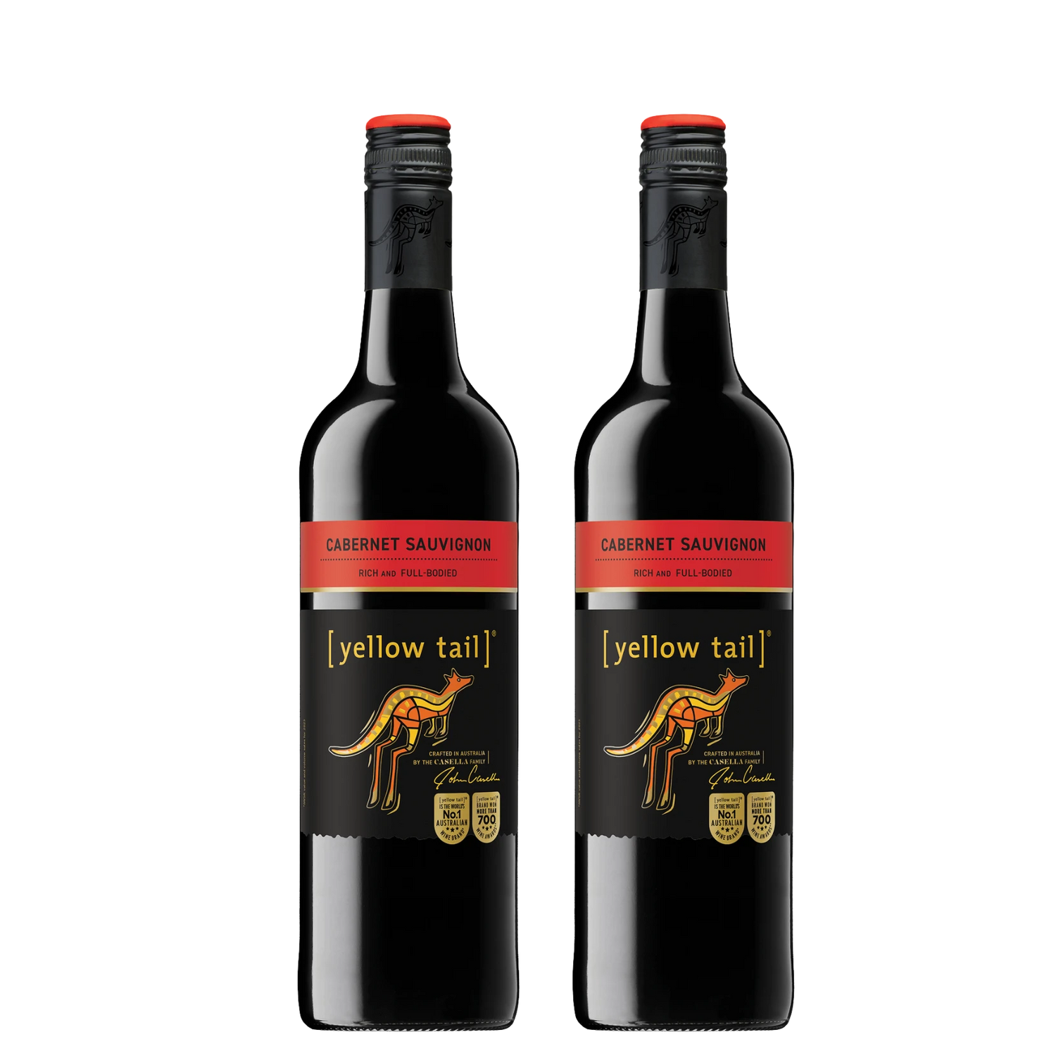 Yellow Tail Cabernet Sauvignon 750mL 2 Bottles