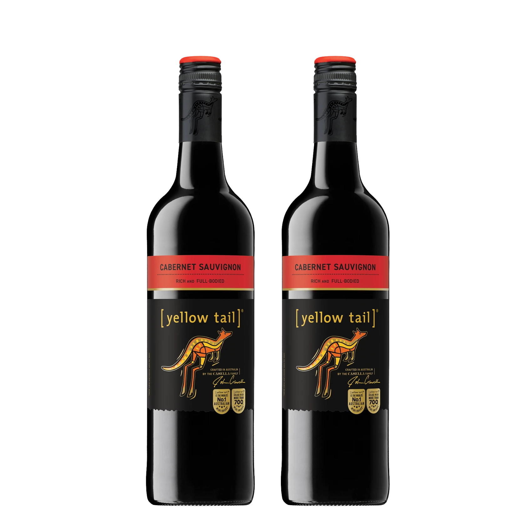 Yellow Tail Cabernet Sauvignon 750mL 2 Bottles