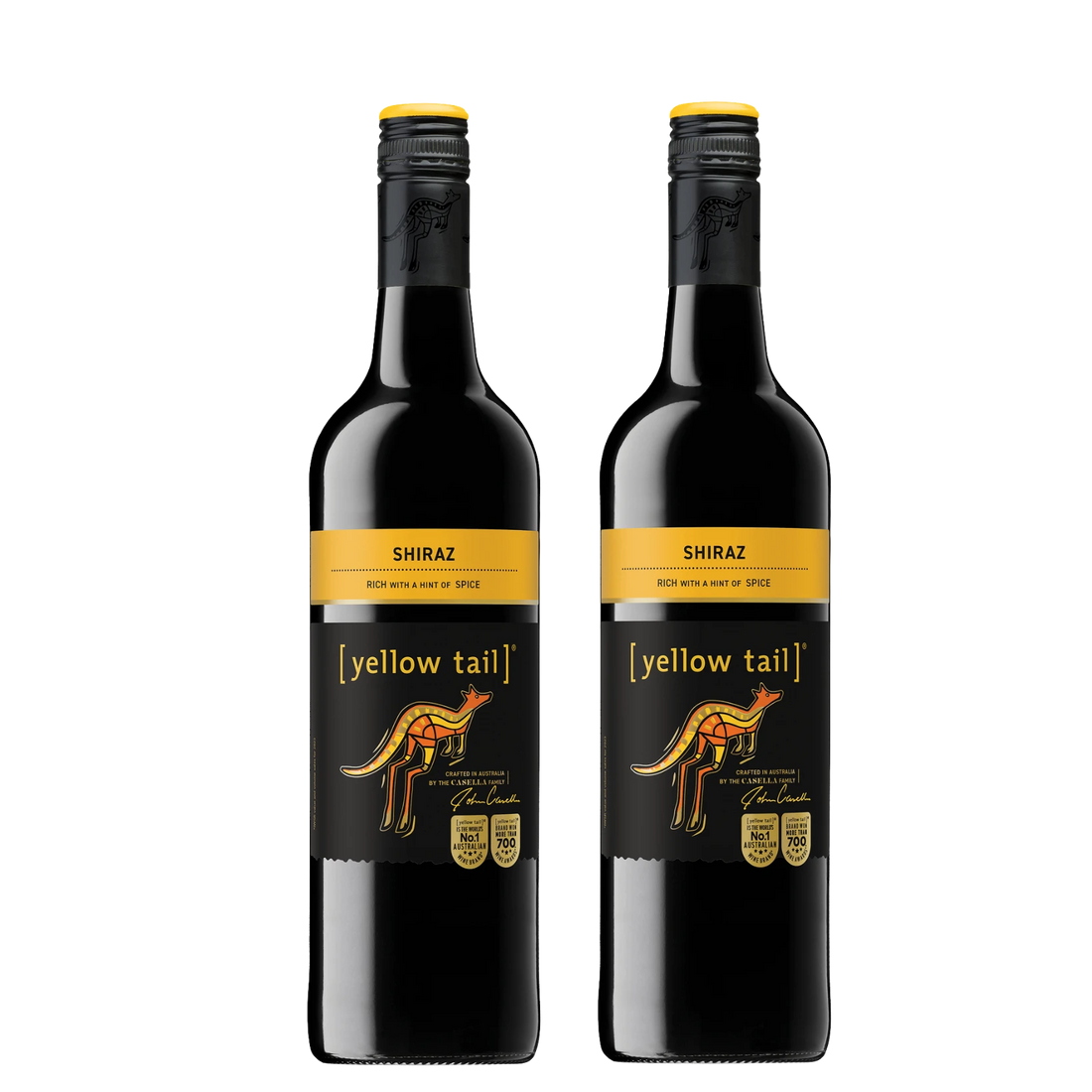 Yellow Tail Shiraz 750mL 2 Bottles