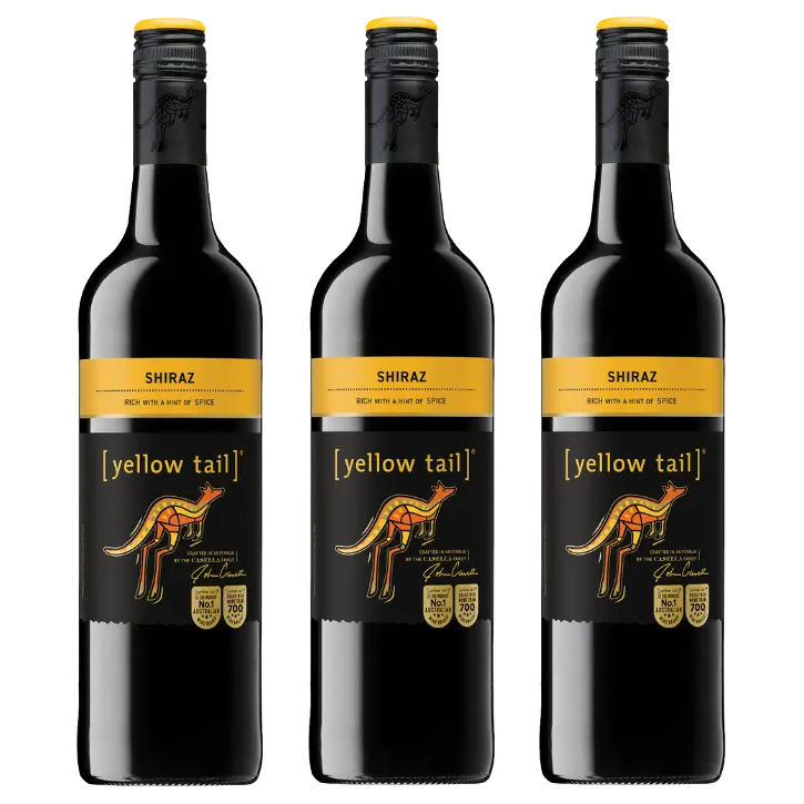 Yellow Tail Shiraz 750mL 3 Bottles