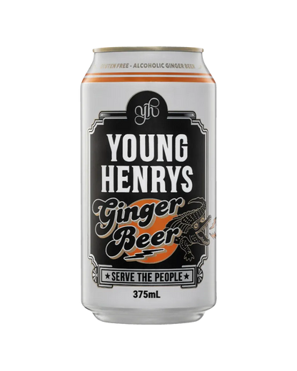 Young Henrys Ginger Beer Cans 375mL 16 Pack